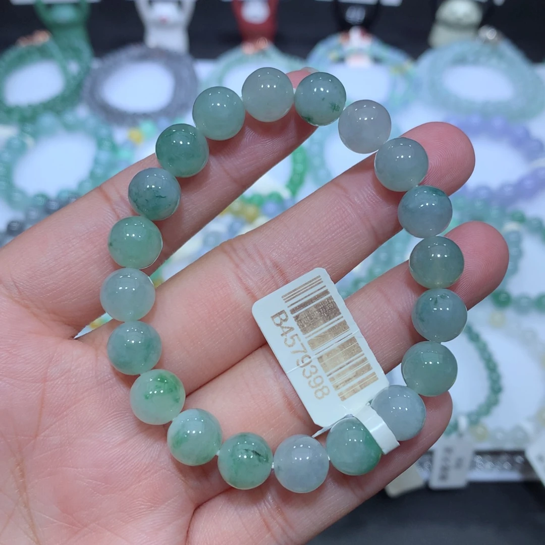 翡翠未镶嵌手串天然