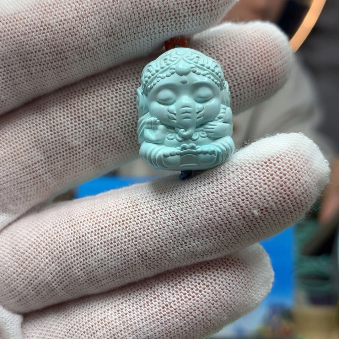 绿松石挂件未镶嵌