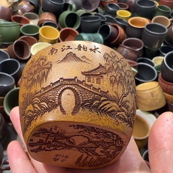 茶杯紫砂全手工紫砂