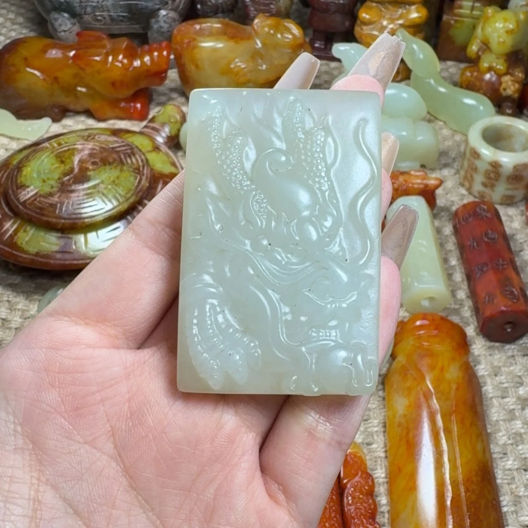 白玉菩提吊坠挂件
