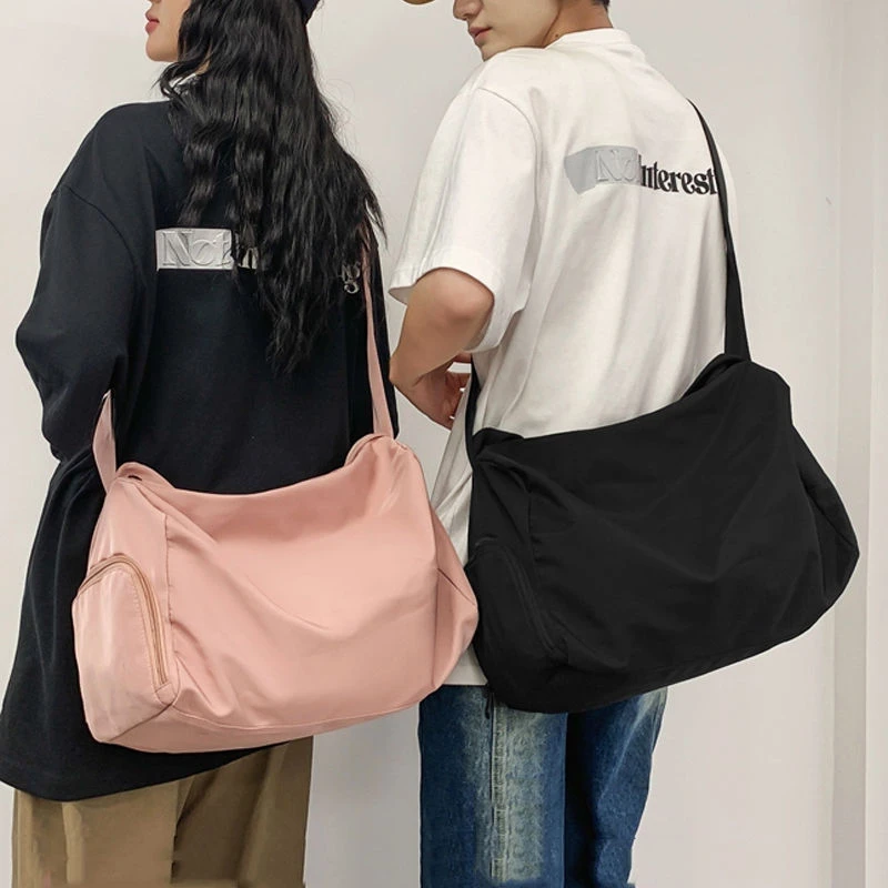 极简风旅行袋女ins新款大容量游泳健身包训练包慵懒风学生上课包