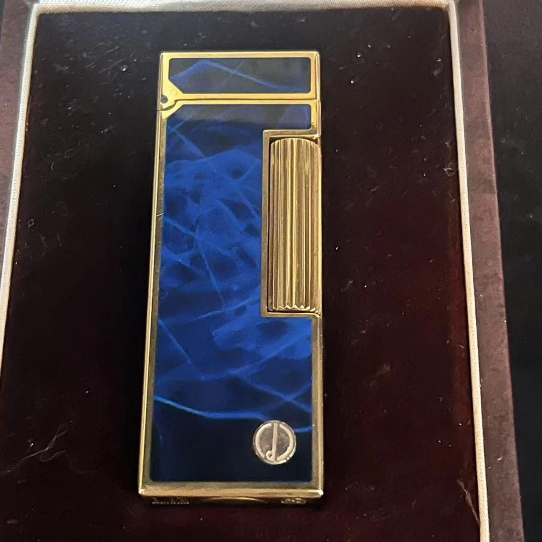 莫卡直播间专用中古打火机（蓝丝绒）