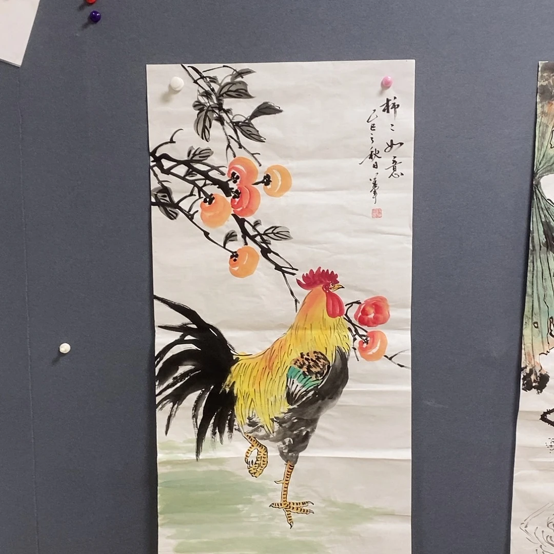国画段莲军50.100手绘画芯