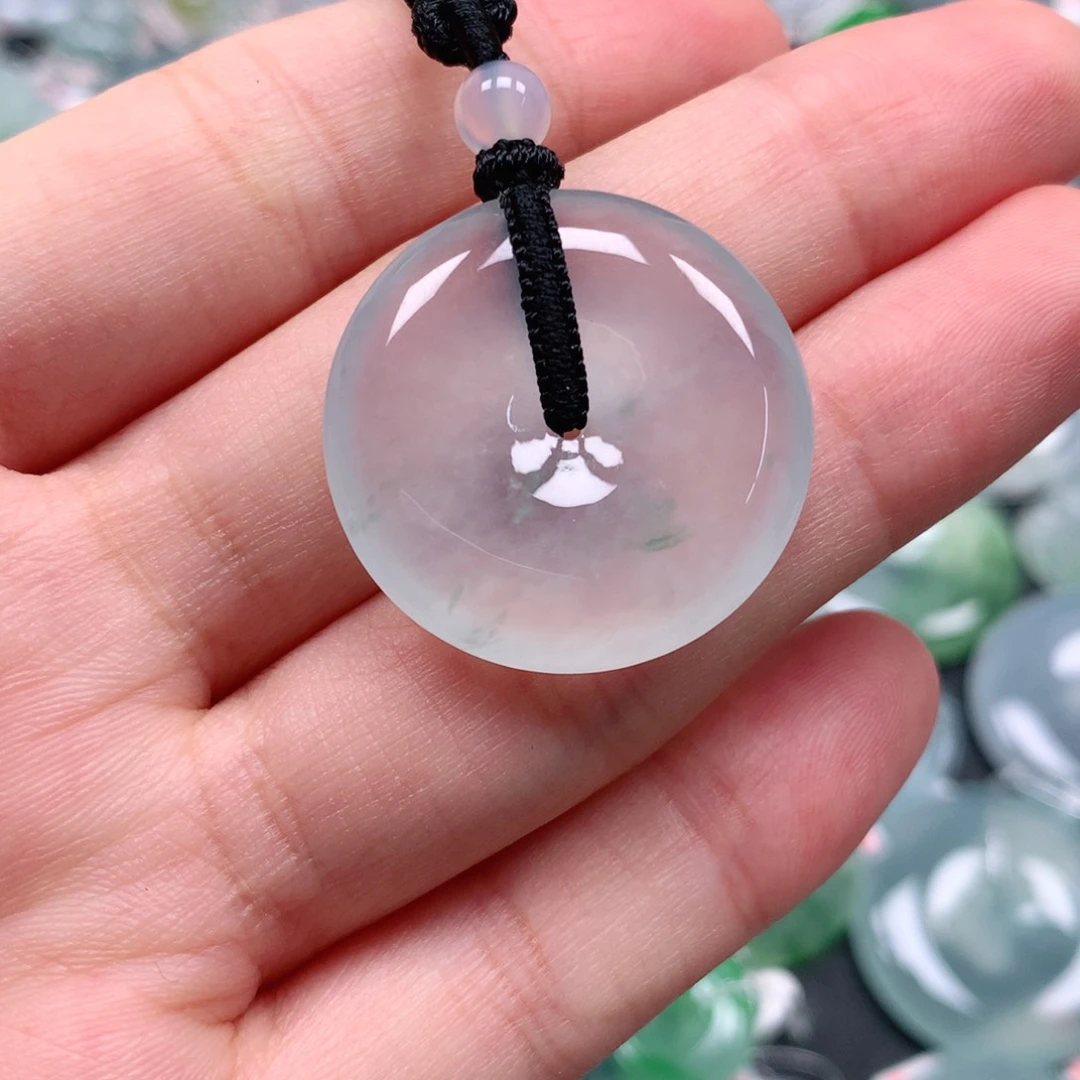 颈饰未镶嵌翡翠天然翡翠