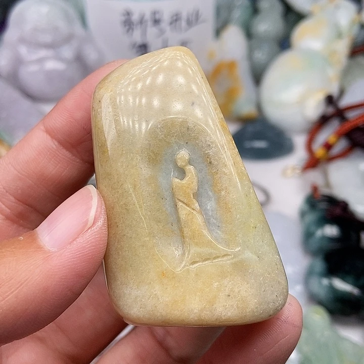 未镶嵌挂件翡翠翡翠