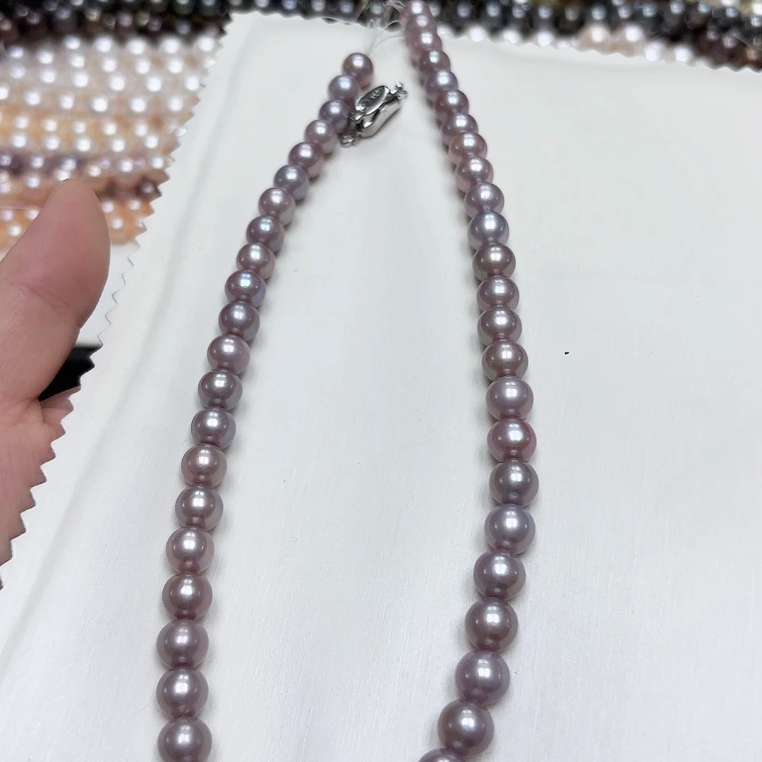 淡水珍珠未镶嵌颈饰7-9无核