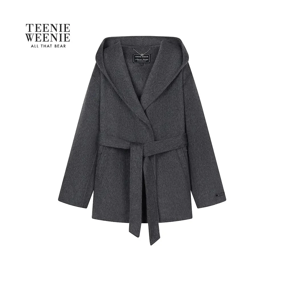 *【绵羊毛 羊驼毛】TeenieWeenie小熊25秋西装领大衣TTJW254TW2A