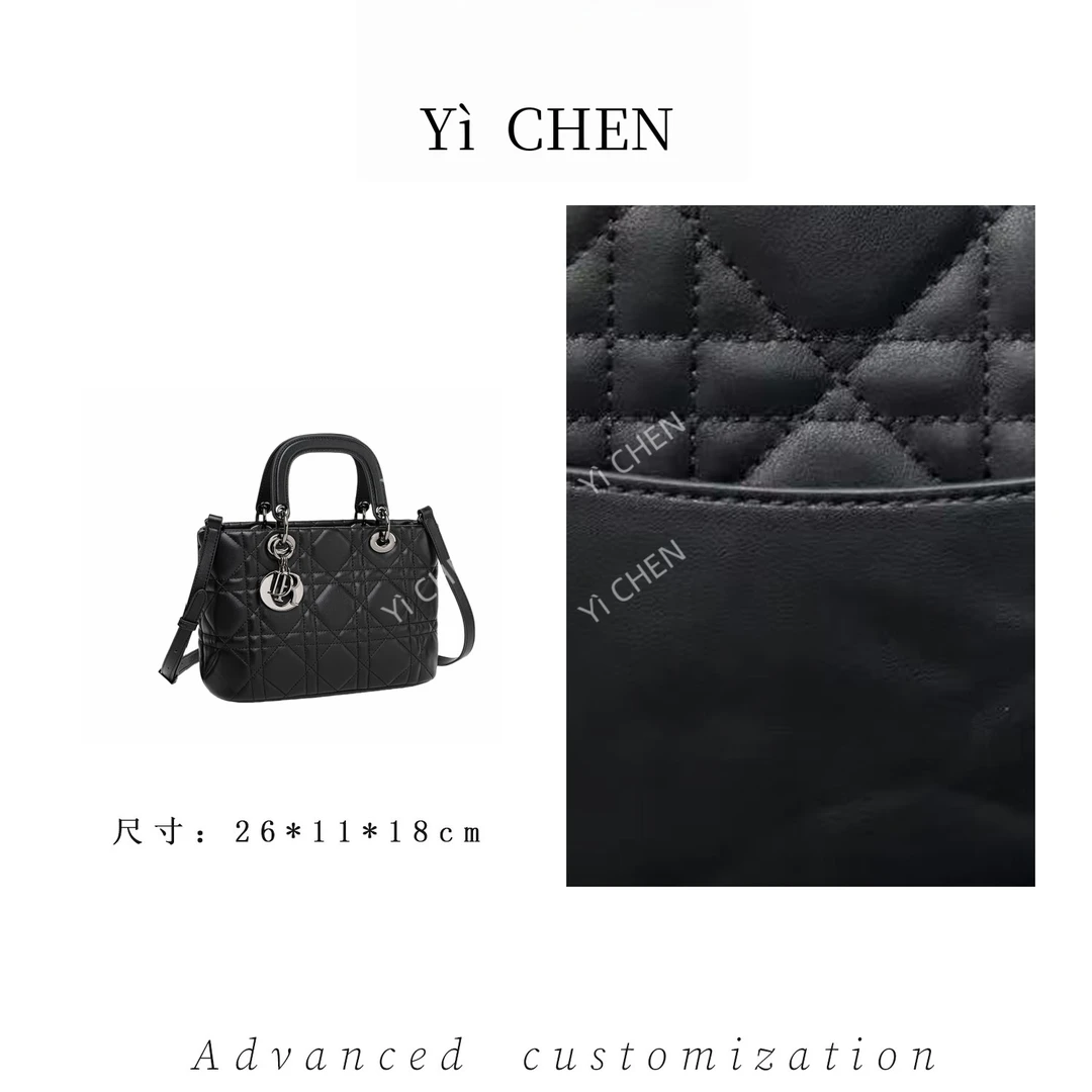 【Yì CHEN】QYX-81618-黑色 简约时尚女士新款轻奢单肩斜跨包