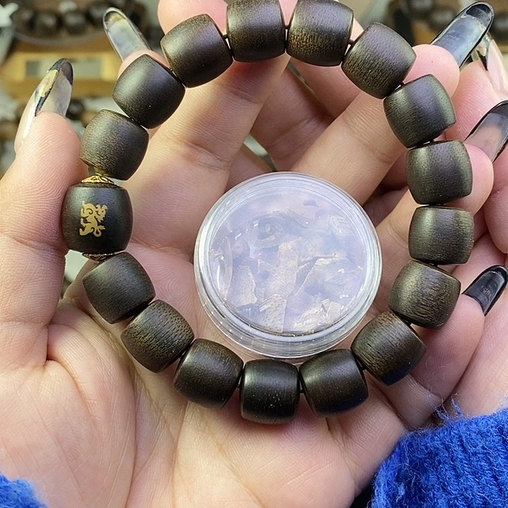 沉香沉香碎屑越南芽庄白棋楠1.2桶珠