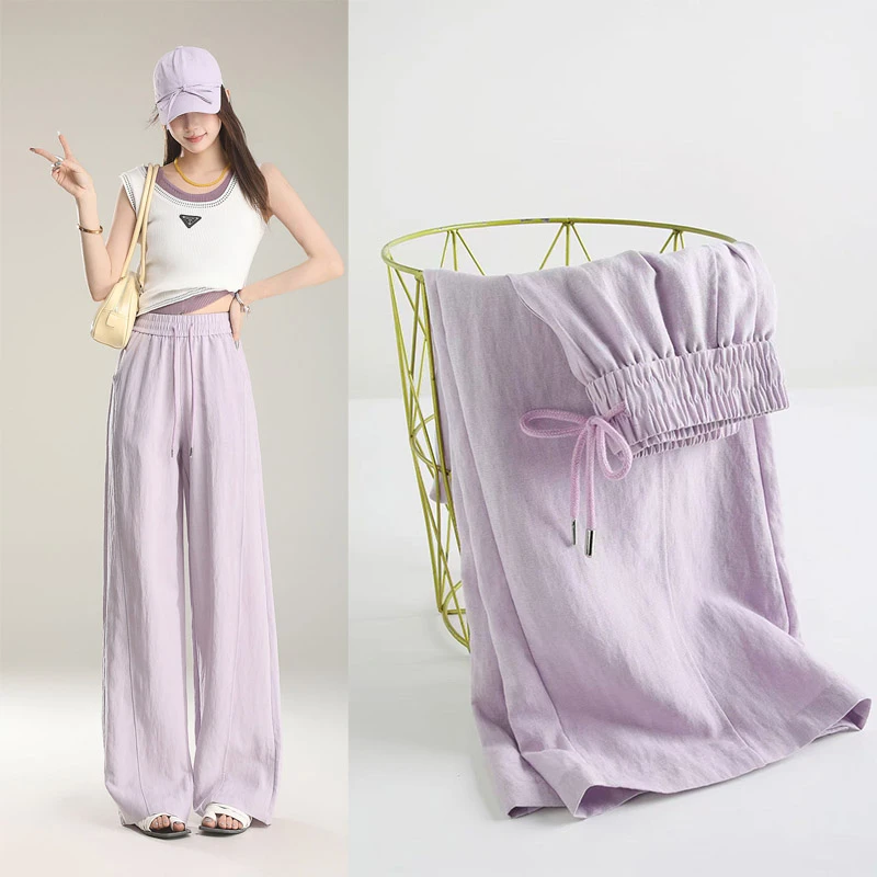 【现货破价】“盛夏限定”森系亚麻弯刀裤！