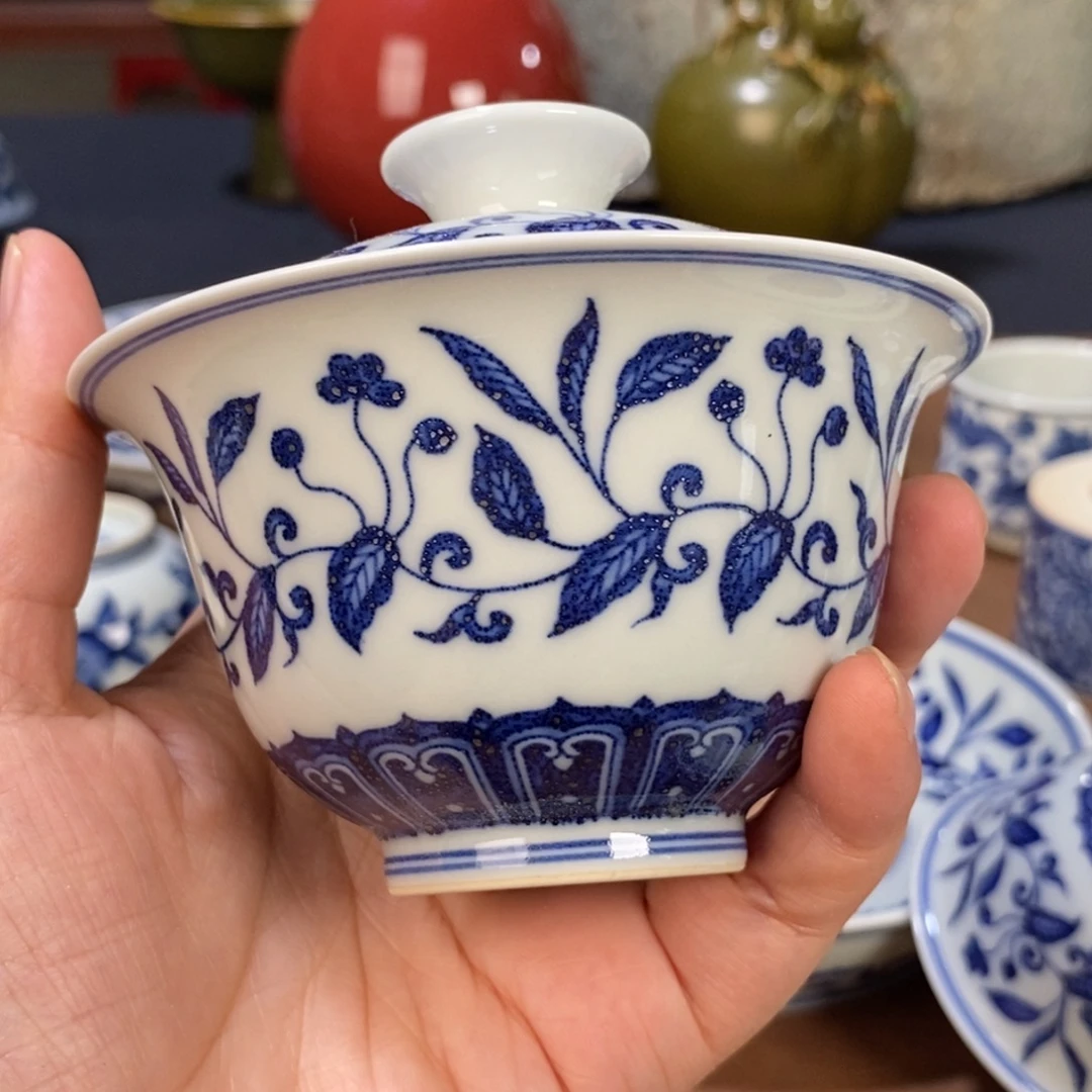 招***福景德镇陶瓷手工手绘