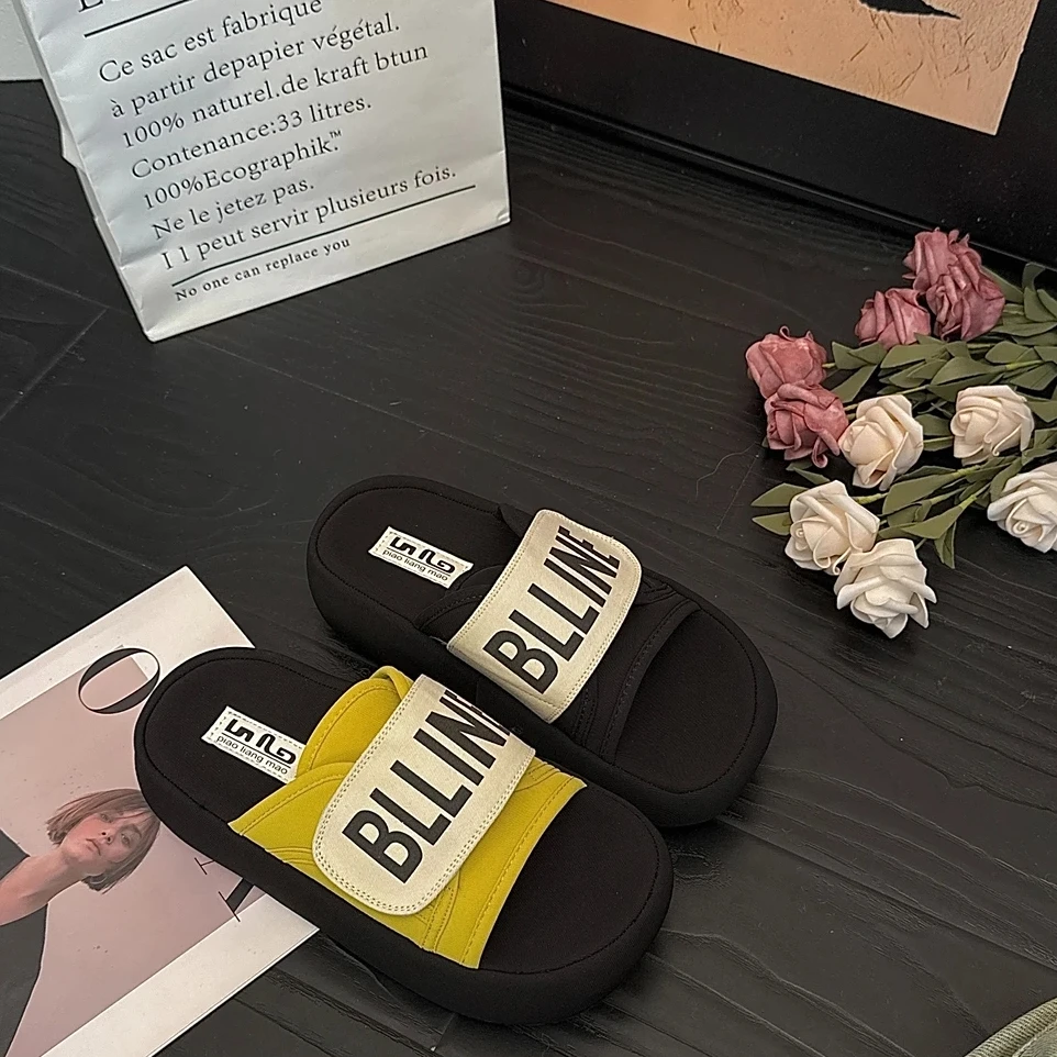 绝美厚底增高凉拖鞋女夏外穿百搭配裙子2025新款外出法式底拖鞋