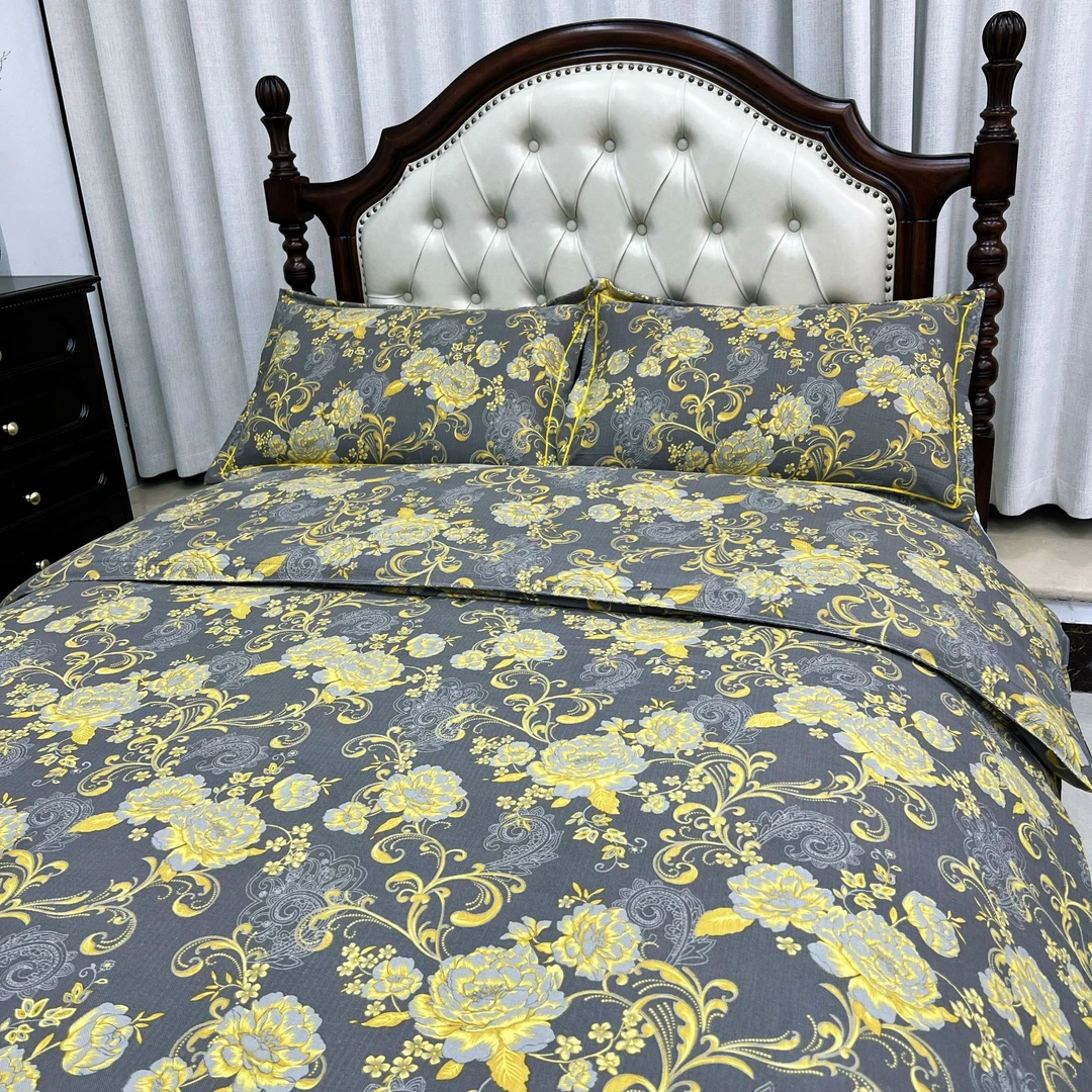 轻奢复古双层纱床盖款四件套--锦绣未央