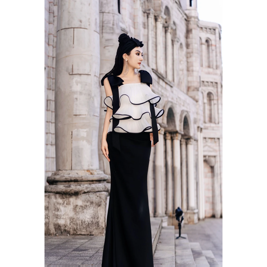 【星姐推荐】星原创高级定制【星火】设计师款气质轻奢名媛上衣