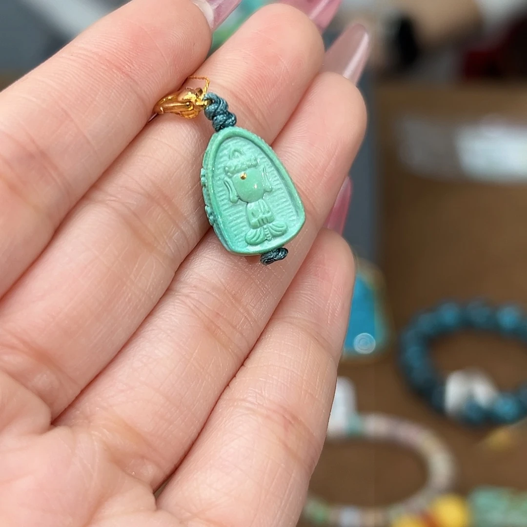 绿松石珠宝奇石未镶嵌