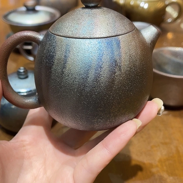 杯紫泥柴烧茶壶茶壶茶壶