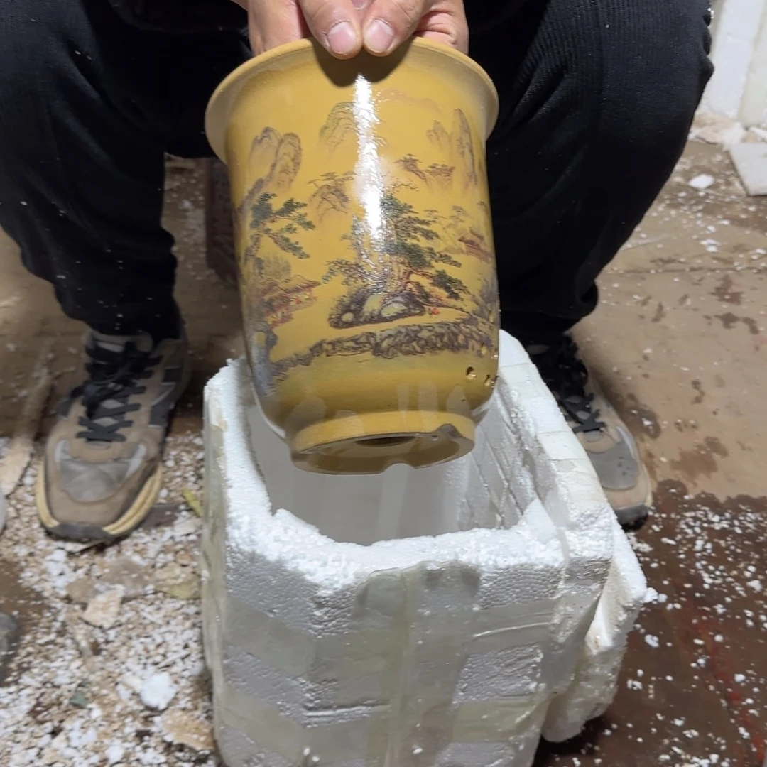 紫砂花盆口径16.22口径