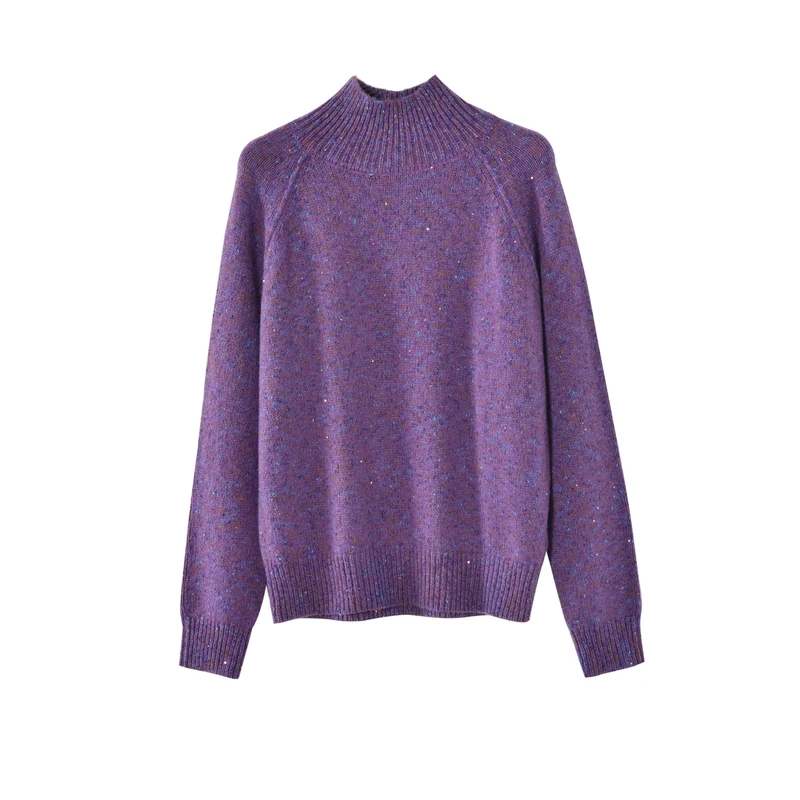 针织毛衣圆领通勤时尚气质上衣百搭高级感P02928026