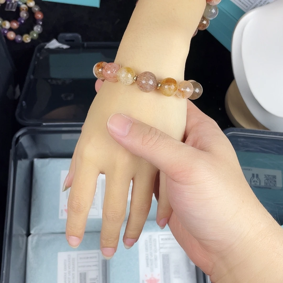 水晶手链银S925镶嵌