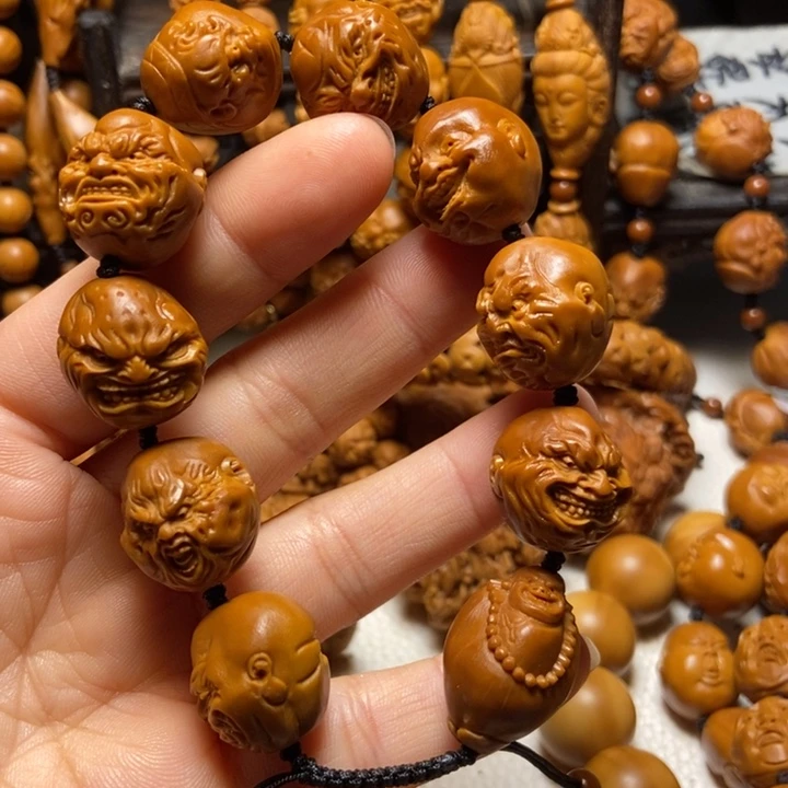 【闪购商品】橄榄核手串/手链淡*恶僧手串