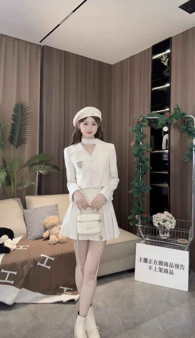 【林金金】【漫画少女】气质百搭学院风小香风两件套预JJC5TZ0226