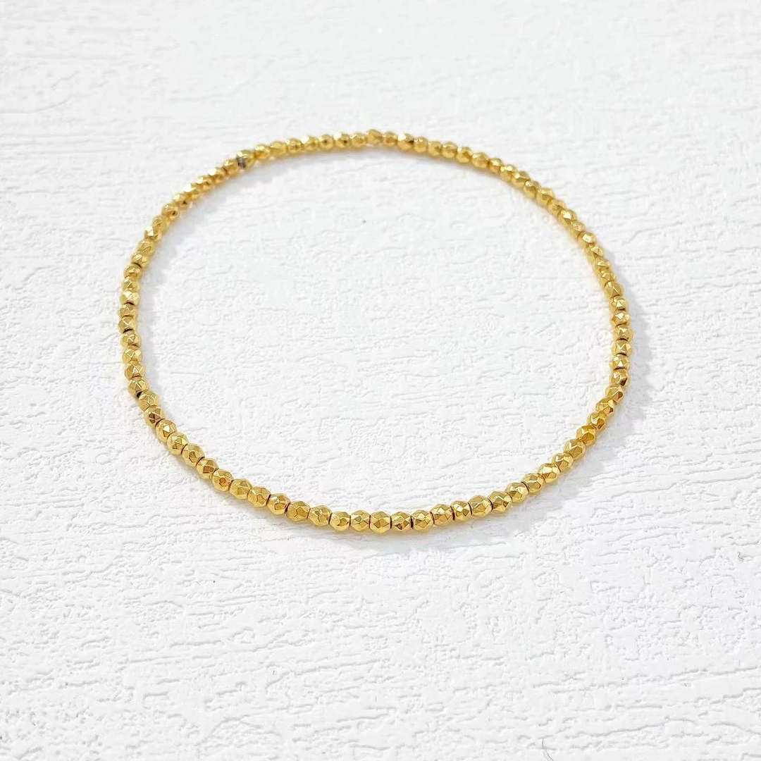 钛钢手链 木木（RZ6191） 蹦迪珠弹力手串