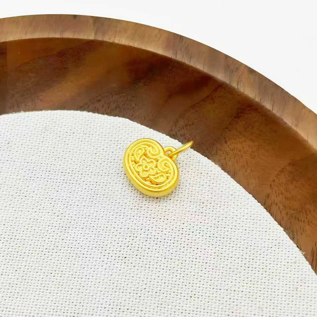 足金999 有钱花小锁吊坠 1.43