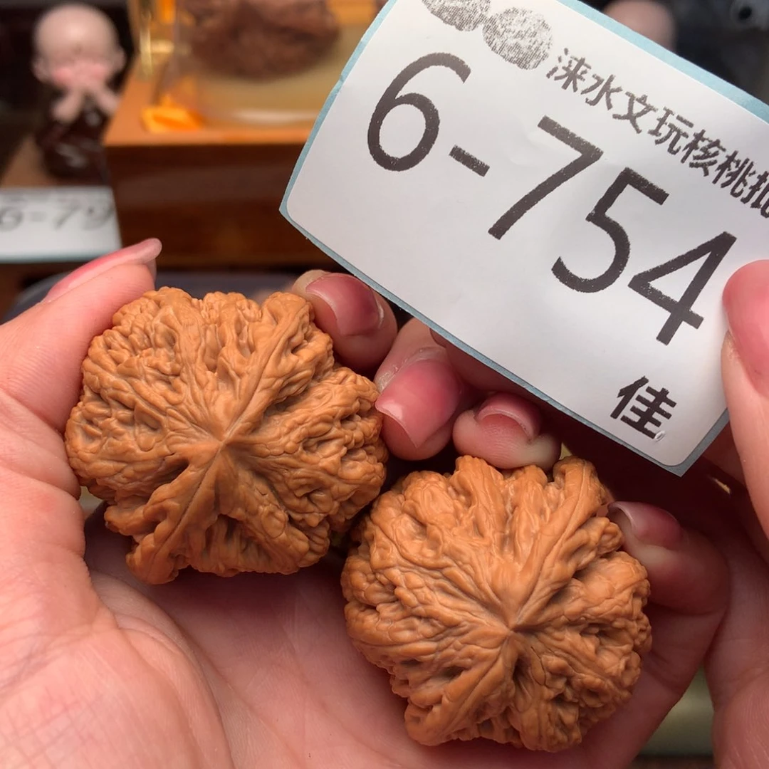 文玩核桃把件40粗筋