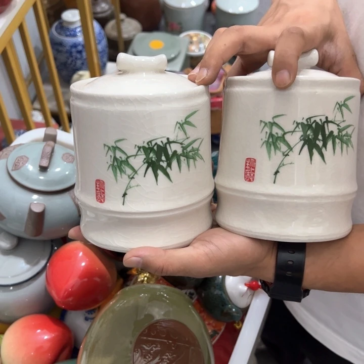 瑕疵福利品陶瓷茶叶罐