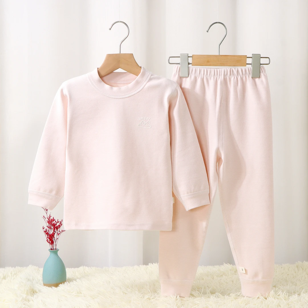 a类380克加厚舒绒套装儿童秋冬长袖家居服保暖秋衣婴幼儿秋裤纯棉