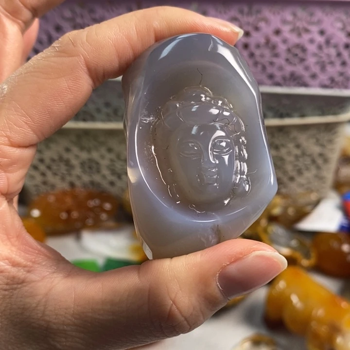 玛瑙/玉髓吊坠(不含链)未镶嵌