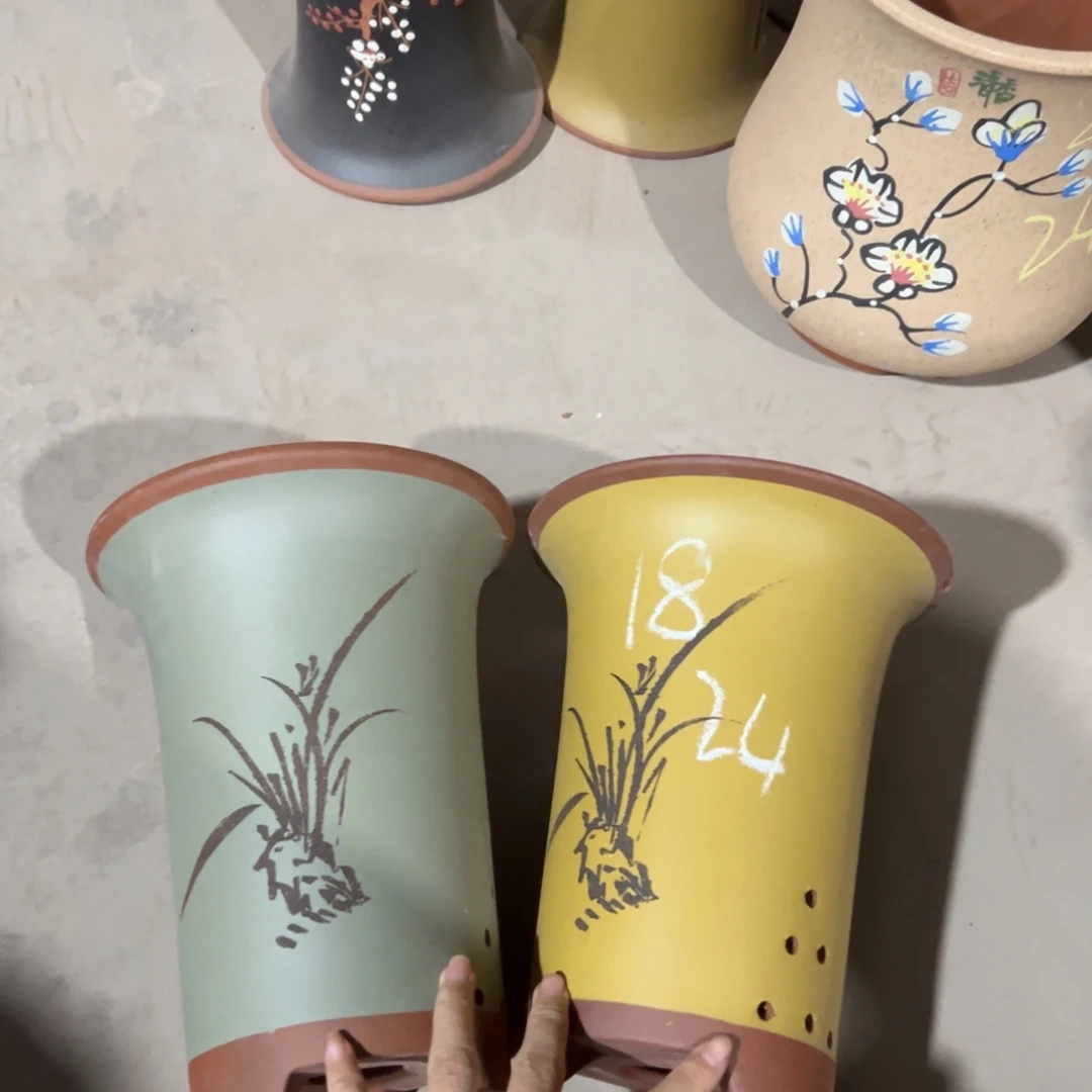 宜兴川阁紫砂花盆