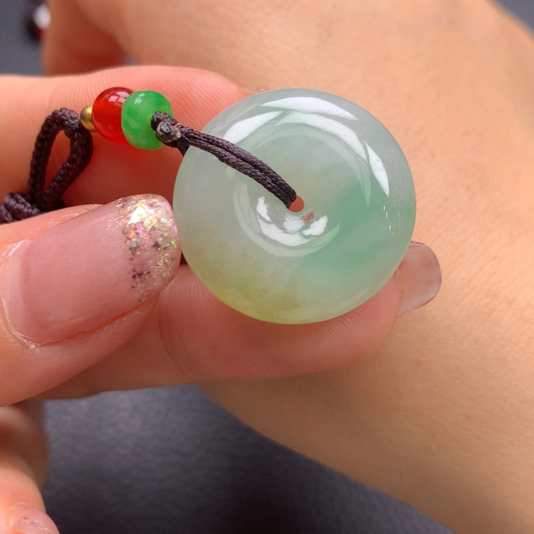 翡翠未镶嵌颈饰翡翠饰品24.3-6