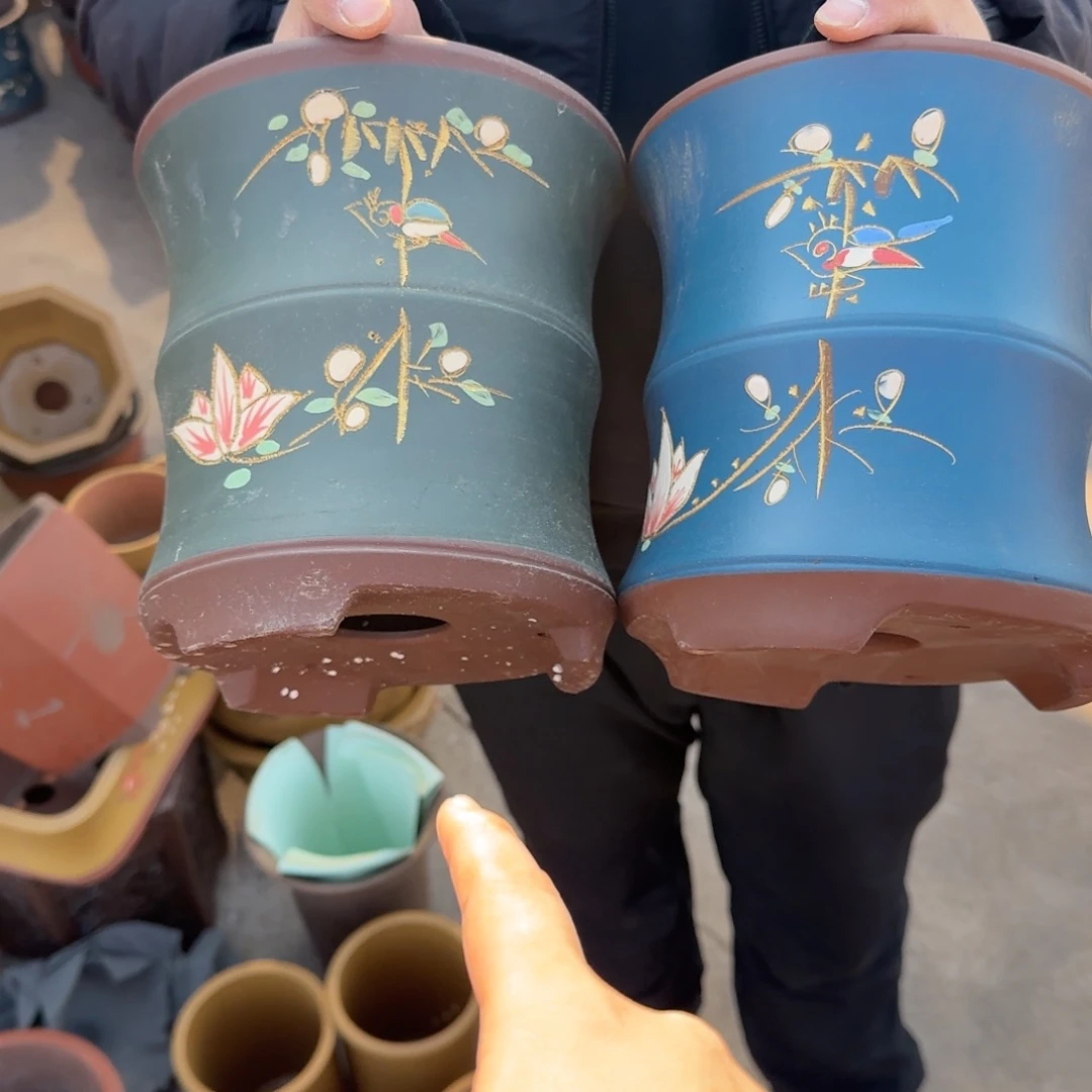 紫砂花盆口径18.18口径