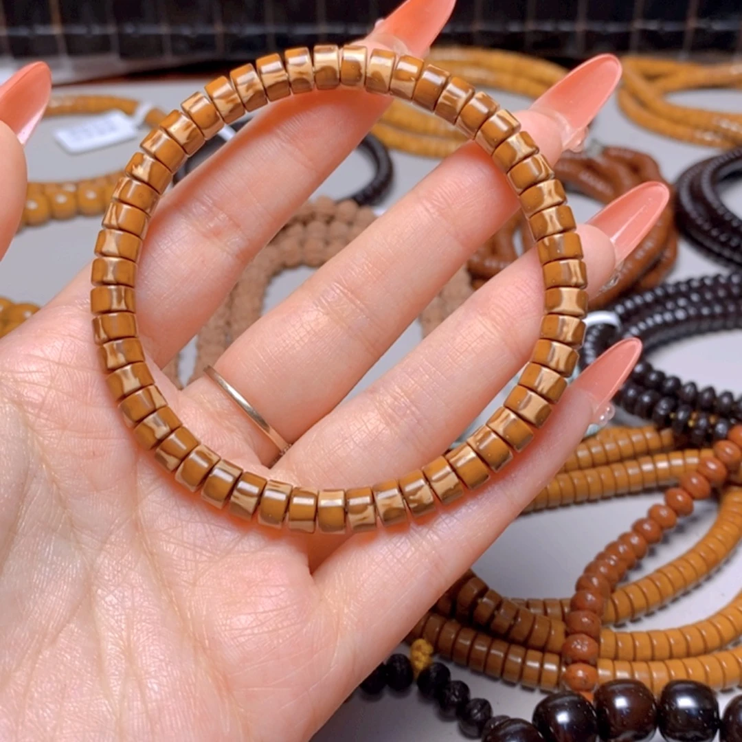 手串紫金鼠4.鼠尖料花皮药片单圈6.4