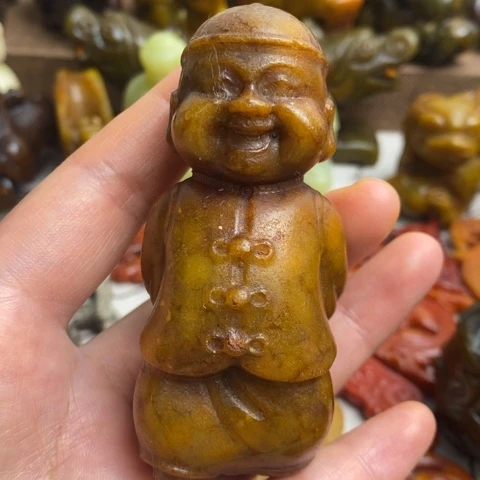 蛇纹石玉未镶嵌颈饰94