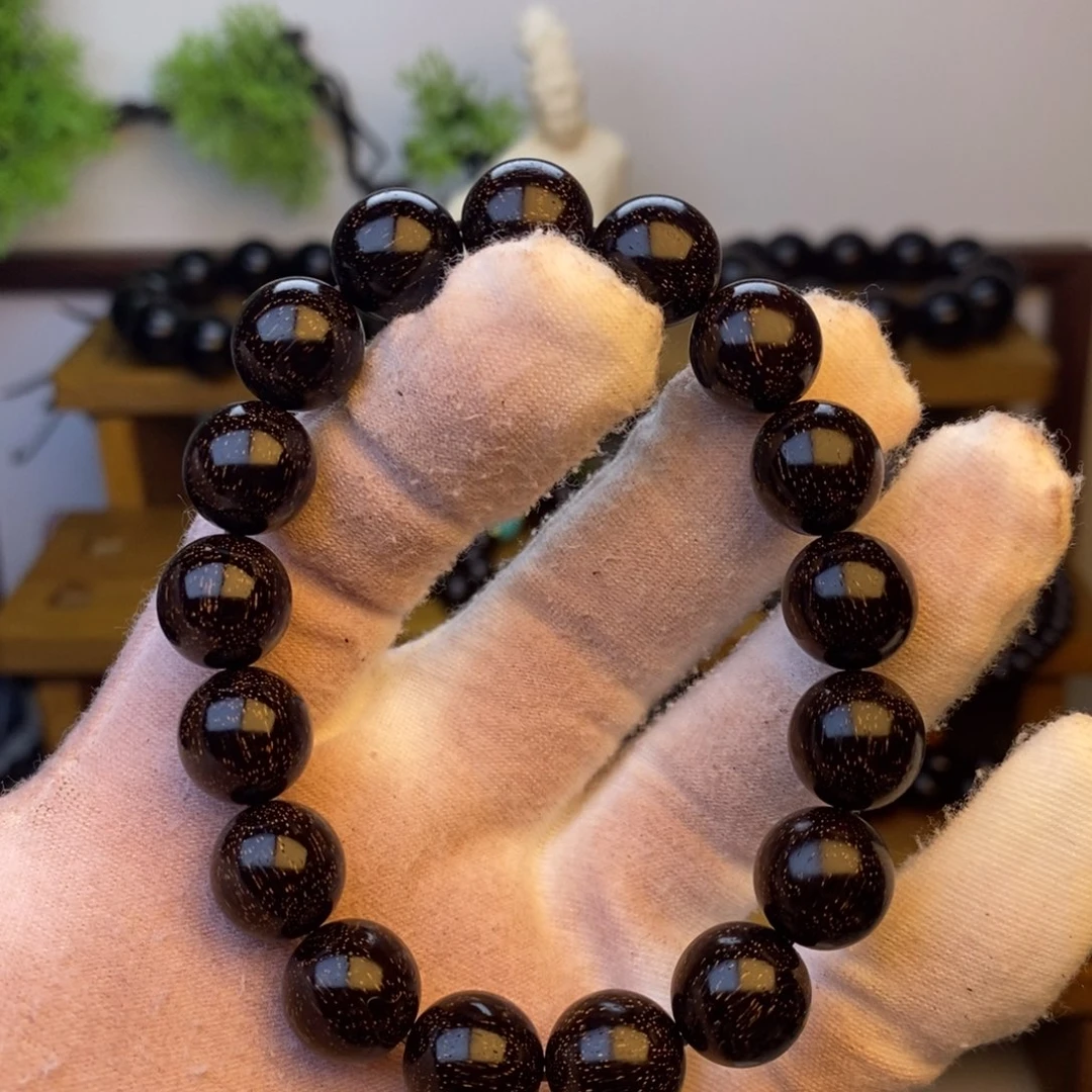 手串/手链小叶紫檀心**磨1.2