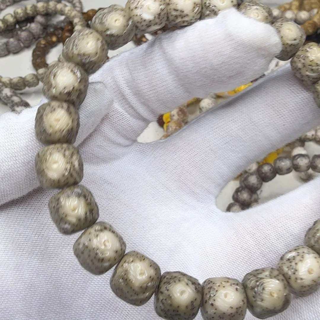 星月菩提吊坠沐**风沐 绿包白龙须 沐