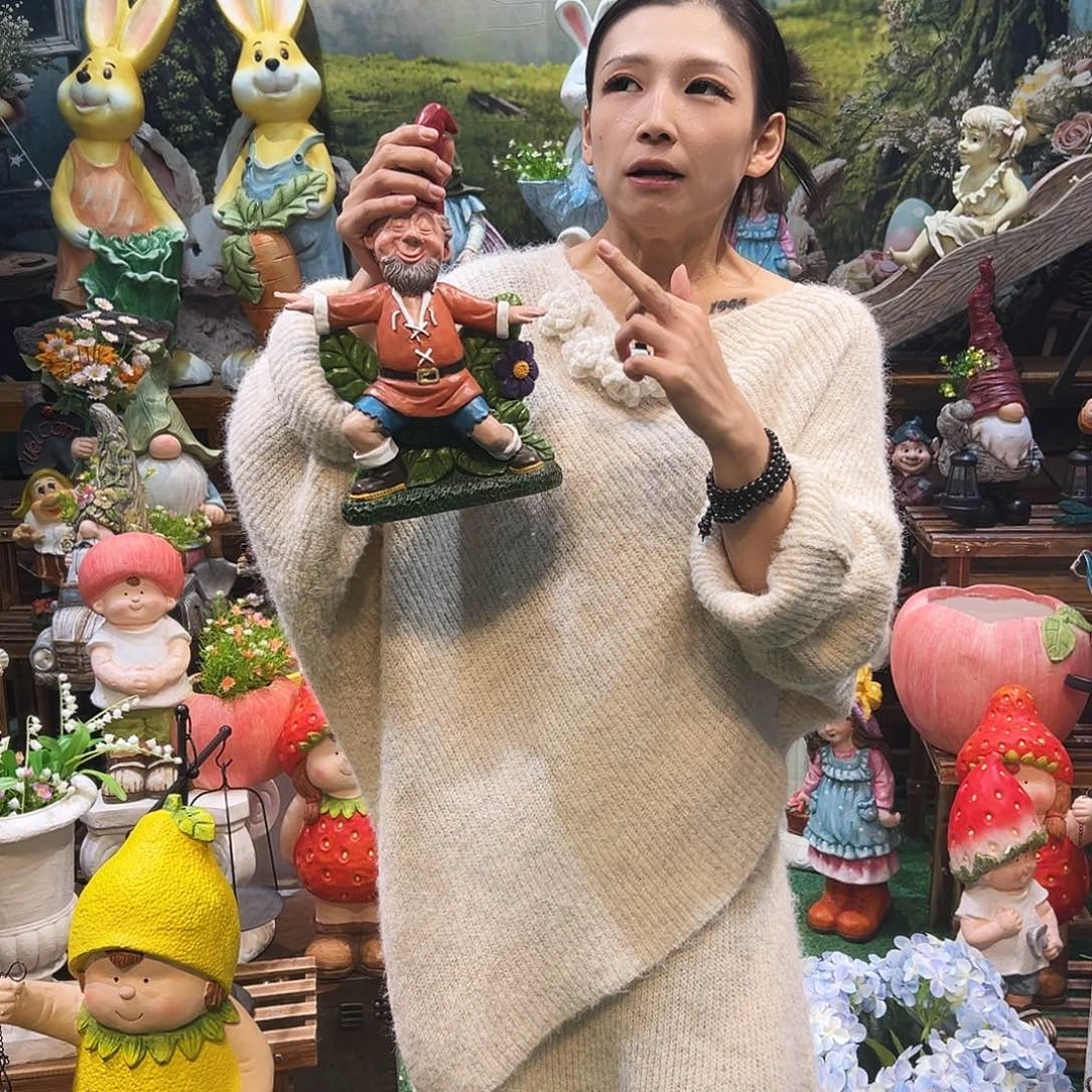 花园摆件红红火火