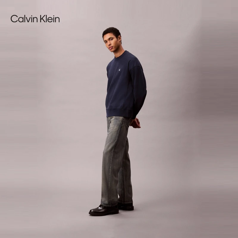 【复刻90系列】CK Jeans25早秋男士复古直筒脏脏裤牛仔裤