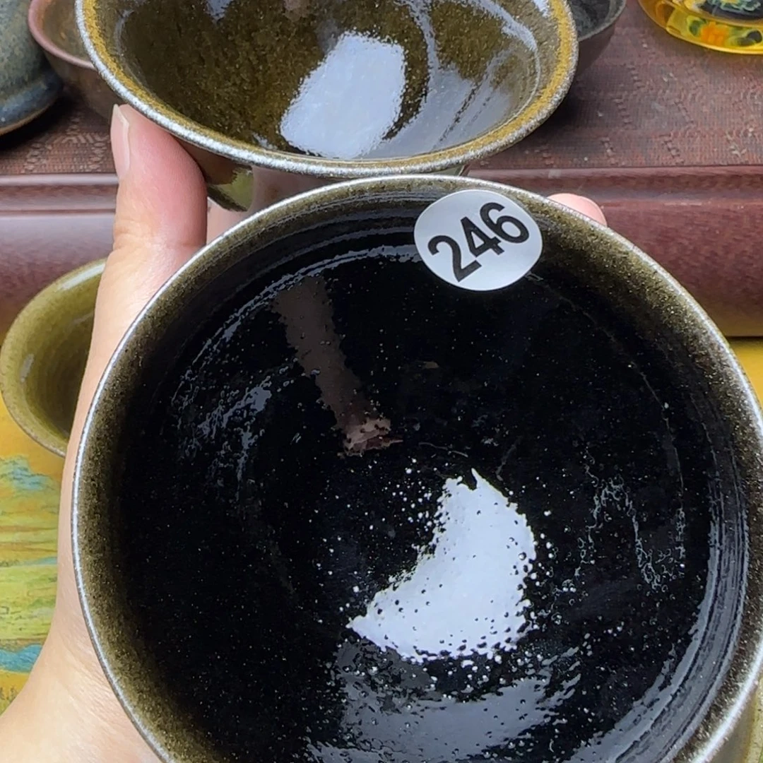 凭***水茶盏天御九龍龙窑柴烧建盏246+251