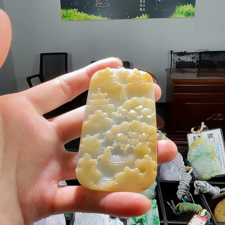 颈饰未镶嵌翡翠翡翠