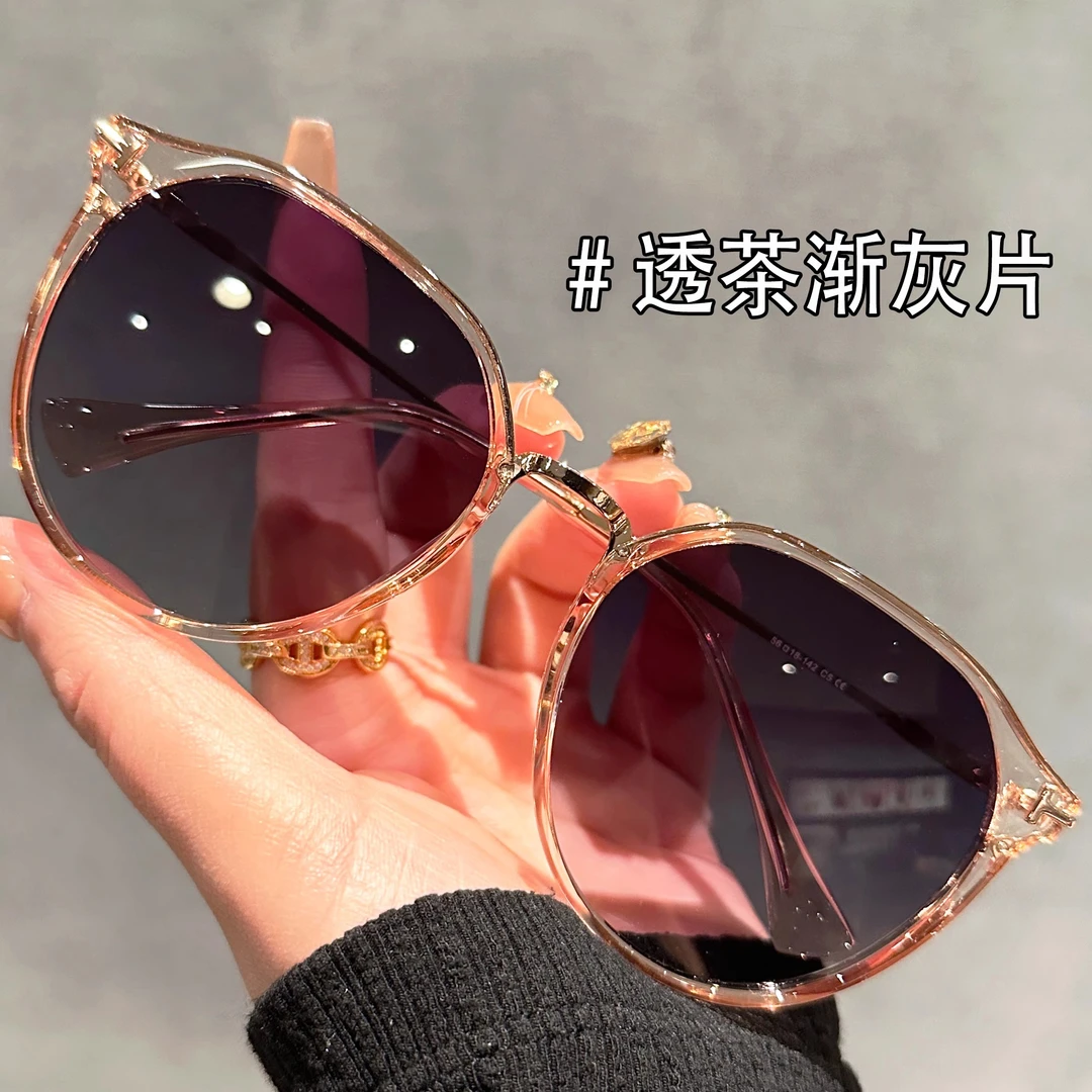 2025新款高颜值太阳镜女遮阳防紫外线大脸显脸小户外开车防晒墨镜