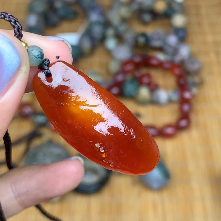 玛瑙/玉髓合金珠宝半成品大**简