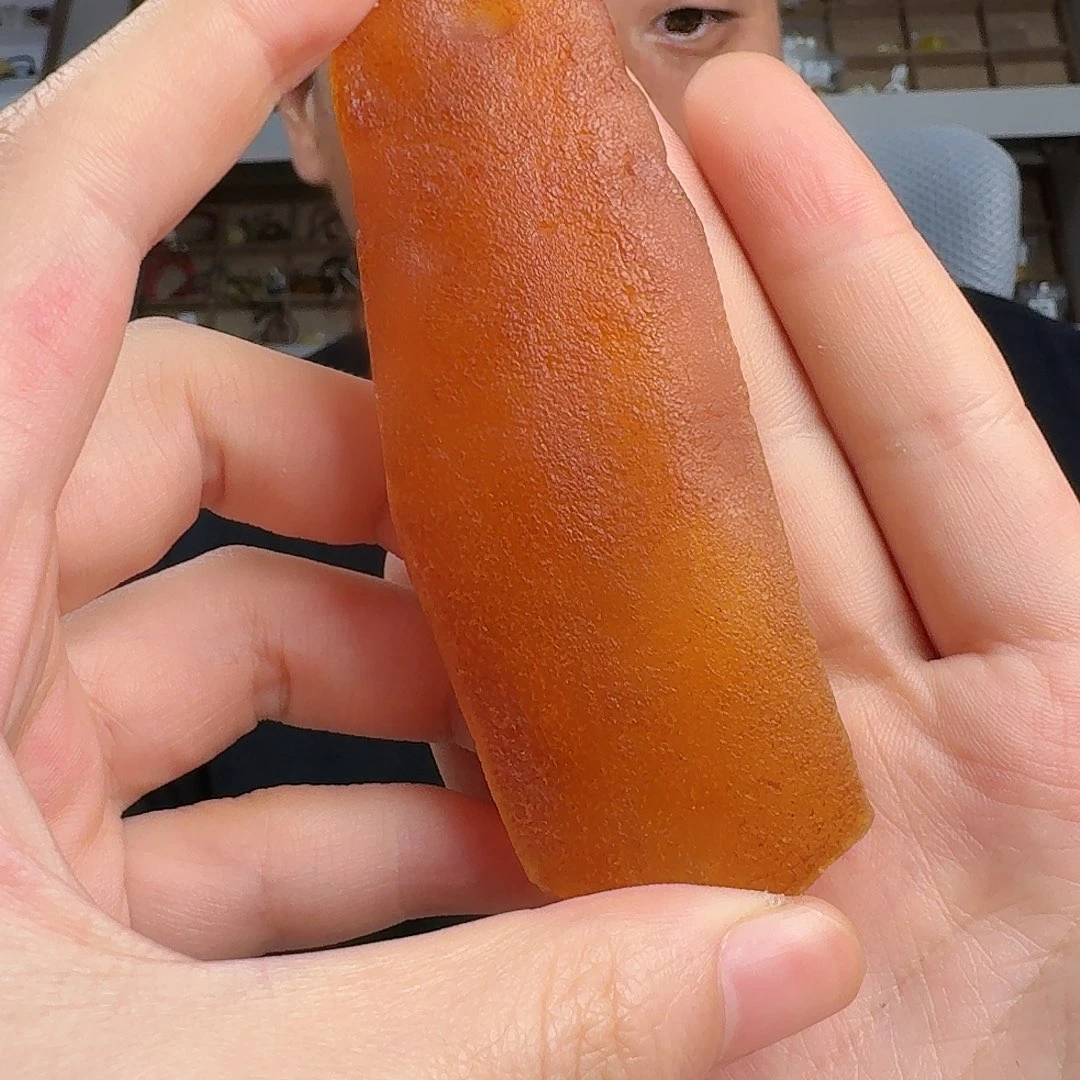 琥珀颈饰未镶嵌原石手把