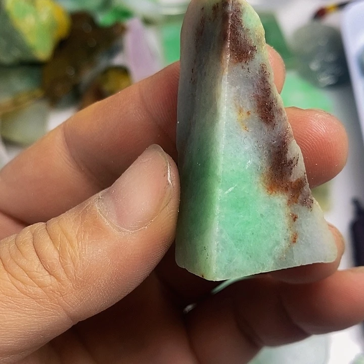 翡翠散珠天然翡翠A货挂件