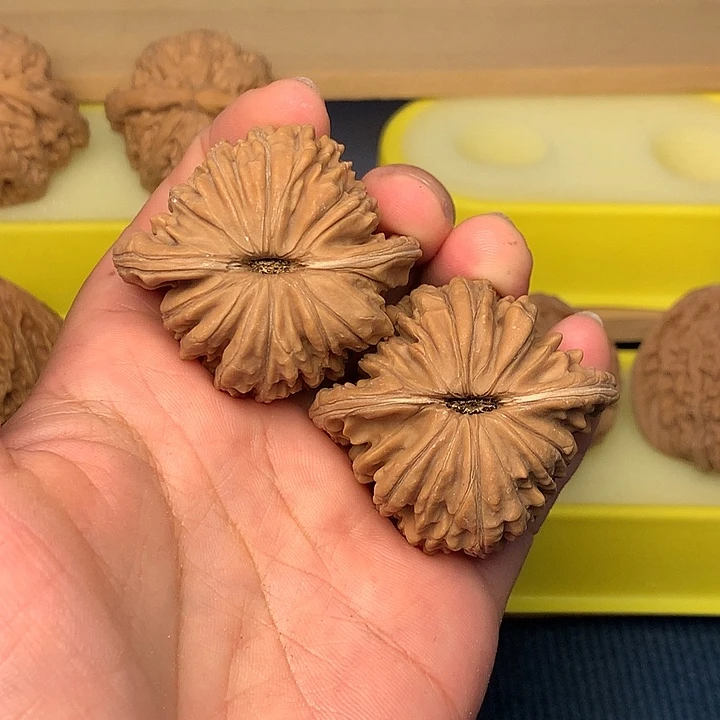 把件文玩核桃老树四座楼
