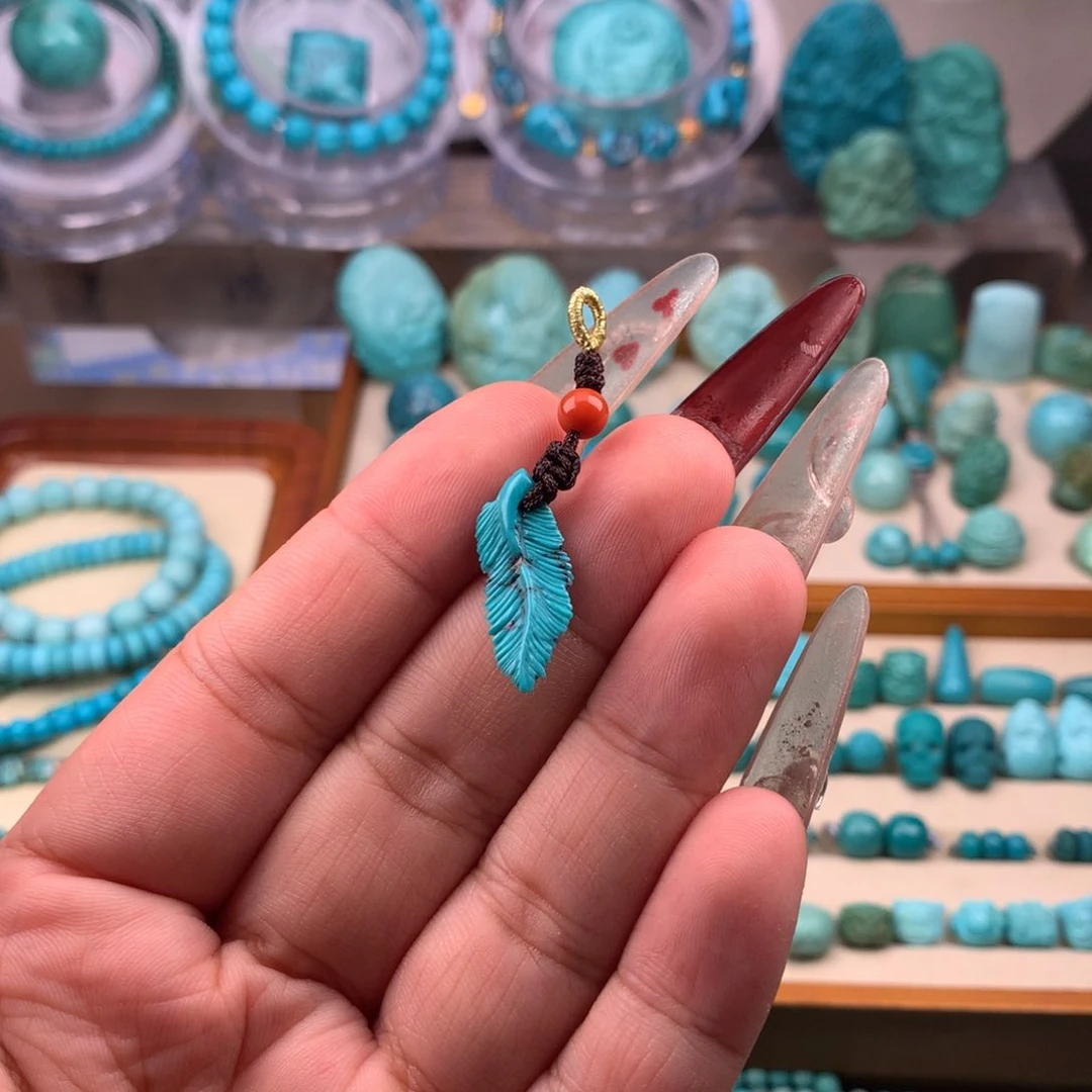 绿松石未镶嵌配饰