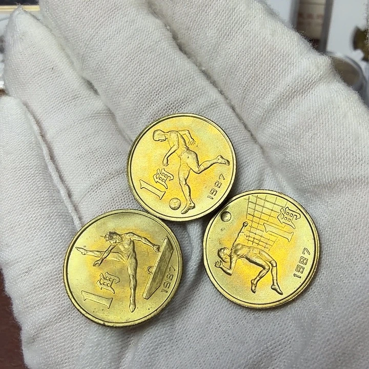 其他普通金属六运纪念币一套