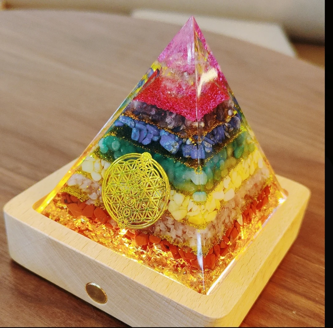 【大综合】小财迷卧室奥根摆件水晶塔金字塔可爱生日礼物吸引力灵摆